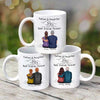 Father & Daughter Best Friends Forever Punch Hands Personalized Mug