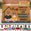 No Place Like Grandparents Grandpa Grandpa Housewarming Gift Personalized Doormat