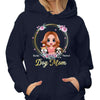 Doll Dog Mom Floral Personalized Hoodie Sweatshirt