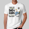 Rock Both Title Dad & Grandpa Personalized Shirt