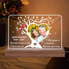 Memorial Photo Remembrance Sympathy Gift Personalized Rectangle Custom Shape Acrylic Plaque With LED Night Light