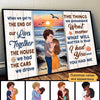 Doll Couple Kissing At Beach Personalized Horizontal Poster