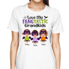 Love My Fangtastic Grandkids Halloween Personalized Shirt