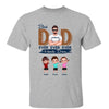 Best Dad Ever Hands Down Doll Kids Personalized Shirt