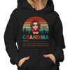 Vintage Grandma Definition Doll Woman Personalized Hoodie Sweatshirt