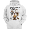 Life Is Better With Cat Fluffy Cat Tower Personalized Shirt