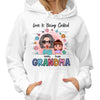 Love Is Being Called Grandma Doll Colorful Personalized Hoodie Sweatshirt