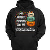 Favorite Pumpkin Grandma Fall Season Personalized Shirt