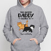 This Daddy Belongs To Walking Fluffy Cat Personalized Shirt