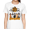 Happy Halloween Cute Sitting Dogs Personalized Shirt