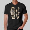 Best Dad Grandpa Footprints Shoeprint Personalized Shirt