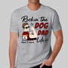 Rockin‘ Dog Dad Life Strong Man Personalized Shirt