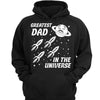 Greatest Dad Grandpa In The Universe Personalized Hoodie Sweatshirt