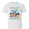 Life Is Better With Grandkids Doll Grandma At Beach Personalized Shirt