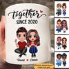 Sitting Doll Couple Together Since Personalized Mug