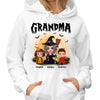 Grandma Mom Witch Doll Kids Halloween Personalized Shirt