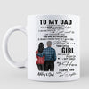 To My Dad From Daughter Son Back View Father‘s Day Gift Personalized Mug