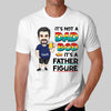 Not Dad Bod Father Figure Funny Caricature Personalized Shirt