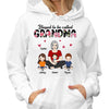 Blessed To Be Called Grandma Woman Sitting Personalized Hoodie Sweatshirt