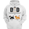 Dear Cat Dad Gift For Men Cat Lover Personalized Hoodie Sweatshirt