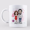 Caricature Couple Gift For Him For Her Personalized Mug