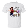 Rockin‘ Dog Mom Life Fashion Girl Personalized Shirt