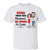 Retired See Spouse For Details Caricature Couple Personalized Shirt