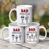 Dad Thanks For Not Shooting Blanks Little Cute Kid Funny Father's Day Gift Personalized Mug