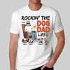 Rockin‘ Dog Dad Life Sitting Man Personalized Shirt