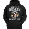 Service Human Custom Dog Photo Personalized Shirt - Gift For Dog Lover