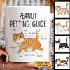 Fluffy Cat Petting Guide Personalized Mug