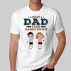 Best Dad Hands Down Doll Kid Personalized Shirt