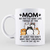 No Matter What Fluffy Cat Gift for Cat Lovers Personalized Mug