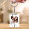 Custom Photo & Song Keepsake Personalized Acrylic Keychain