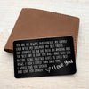 You Are My Always & Forever Gift For Him, Gift For Her, Wallet Keepsake Metal Wallet Card