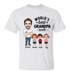 Rockin‘ Grandpa Life Caricature & Doll Kid Personalized Shirt