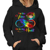 I‘m His Voice He’s My Heart Autism Doll Kid Personalized Hoodie Sweatshirt
