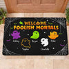 Halloween Family Boo Personalized Doormat
