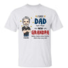 First Dad Now Grandpa Cartoon Caricature Personalized Shirt