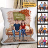 Couple Fall Season Together Since Personalized Pillow (Insert Included)