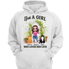 A Girl Loves Her Cats Flower Gate Personalized Shirt