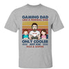 Gamer Dad Cooler & Kid Gift for Gamer Personalized Shirt