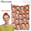 Custom Face Photo Funny Gift Personalized Fleece Blanket