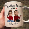 Together Since Couple Custom Face Photo Personalized Mug