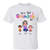 Livin‘ Grandma Life Colorful Sitting Doll Personalized Shirt