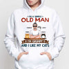 Simple Old Man Like Cats Personalized Hoodie Sweatshirt