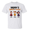 Daddy Mommy Grandma Grandpa Tricks & Treats Doll Kids Halloween Personalized Shirt