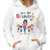 Livin‘ That Grandma Life Pretty Girl Gift For Grandma Mom Personalized Shirt [Up To 10 Kids]
