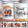 Fall Season Under Tree Doll Besties Best Friends Personalized Mug