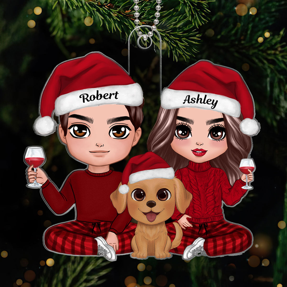 Watercolor Cute Dogs. Stock Illustration. Illustration Of Decorative